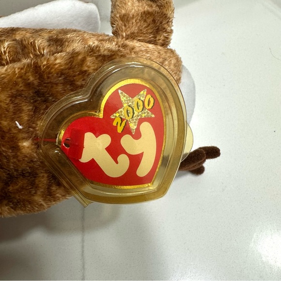 Ty 2000 Wisest the Owl Beanie Baby Stuffed Animal Toy, with Tag, EUC - Picture 3 of 7